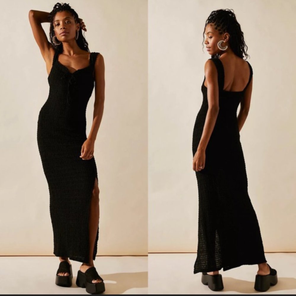 NWOT Free People Eleni Bodycon Midi Dress